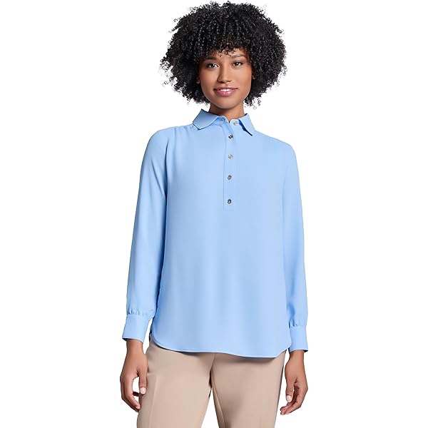 売れ筋商品|||ジョーンズニューヨーク カットソー トップス レディース Long Sleeve Shirttail Side Button Popover Tunic Jones White Jones New York Side Button Popover Tunic Top | Nordstrom